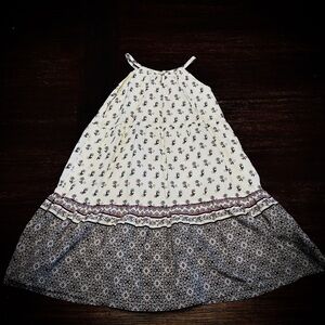 Floral Patterned Kids Dress